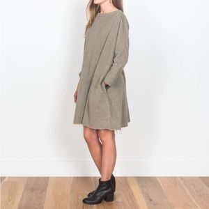 Black Crane Painter Dress